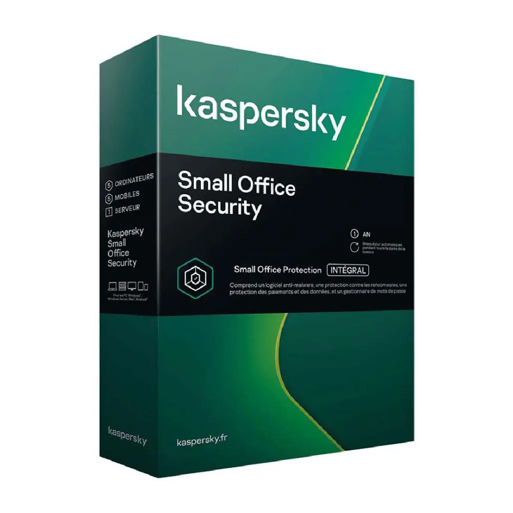 Kaspersky Small Office Security - 5 Users, 1-Year License | Genuine Digital License